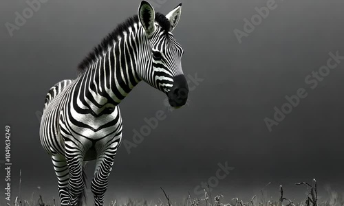 Wild Stripes Reimagined: Zebra Art Inspiring Contemporary Fashion Trends photo