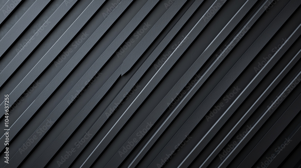 Obraz premium Flat, smooth black wall with slight light gradient, seamless 8K