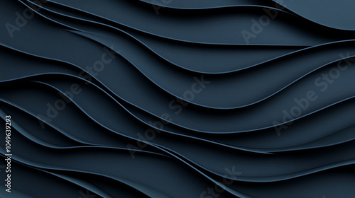 Ultrasmooth black wall in seamless 8K, clean template background photo