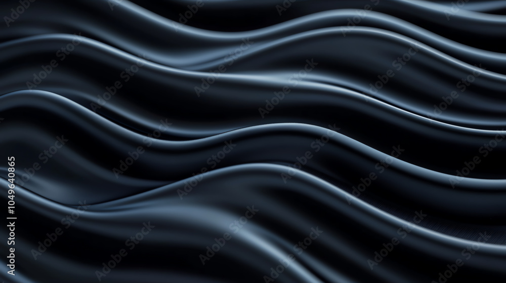 Obraz premium Ultrasmooth black wall in seamless 8K, clean template background