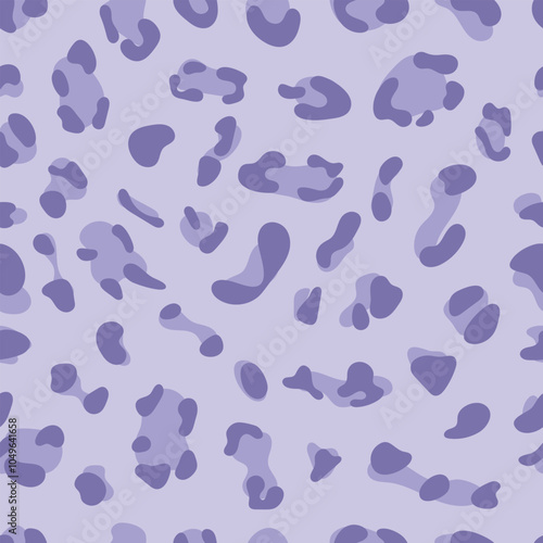 Purple Leopard pattern seamless background and printing or home decorate and more.