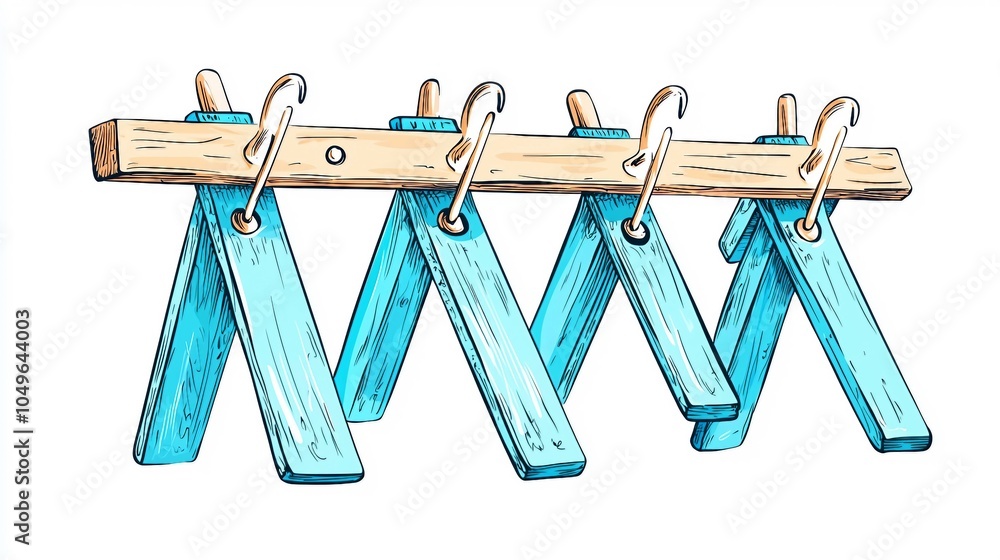 Vibrant Clothes Hanger: A Creative Touch for Your Laundry Room Decor Vibrant Clothes Hanger: A Creative Touch for Your Laundry Room Decor