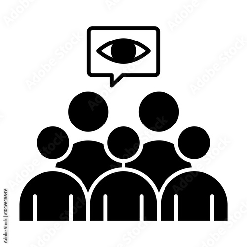 audience black icon