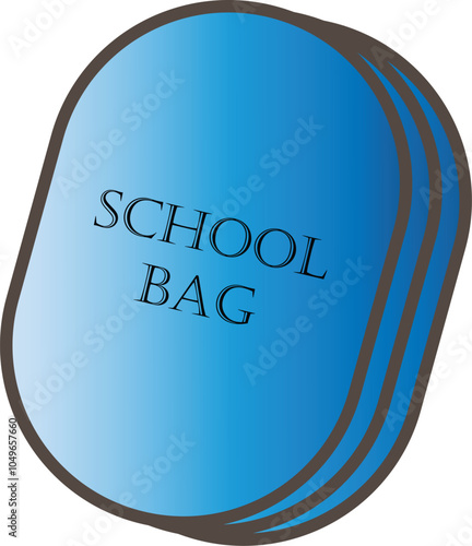  A Vibrant School Bag Illustration