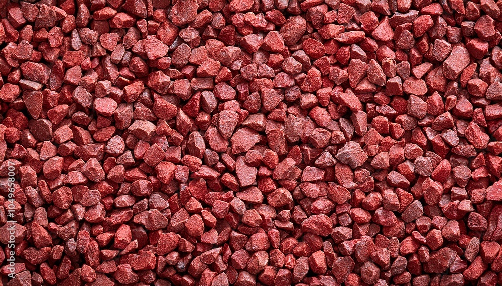 top view red gravel background top view red gravel background