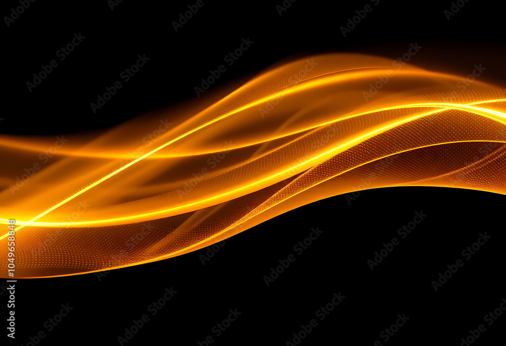 Fototapeta premium Luxurious Golden Waves - Elegant Abstract Gold Texture Background