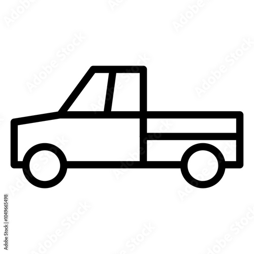 line art style vehicle icon