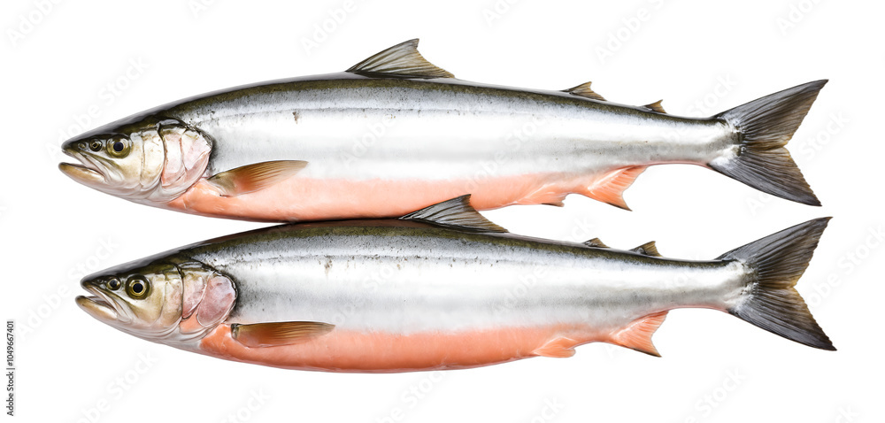 Fototapeta premium fresh fish on transparent background