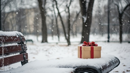 Winter Wonderland: A Snowy Gift in the Park