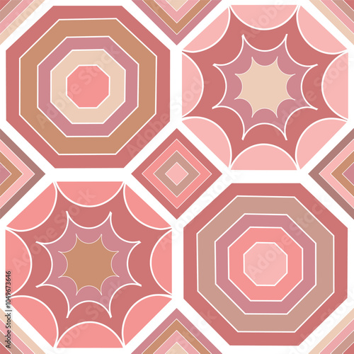 Geometric Stars , lovely  gingham pattern backgrounds

