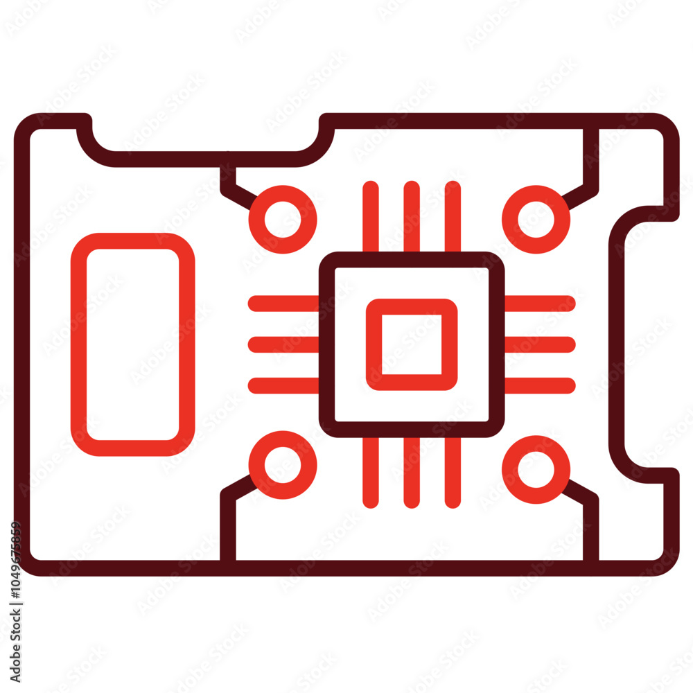 Circuit Board Icon Circuit Board Icon