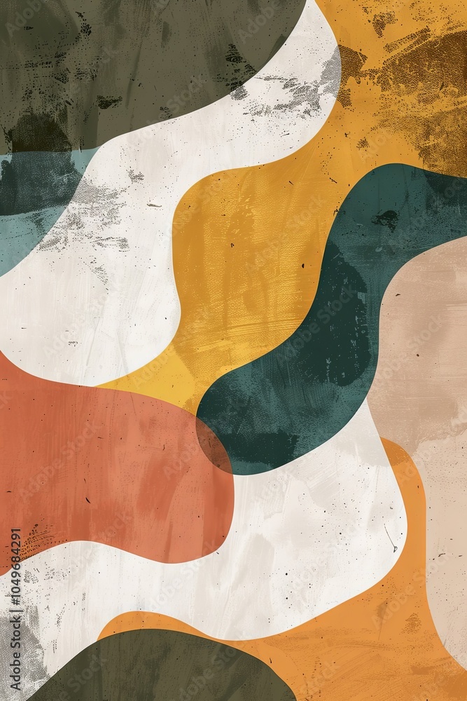 Abstract Colorful Wave Pattern Background in Earthy Tones - Modern Artistic Design for Branding, Decor, and Creative Projects Abstract Colorful Wave Pattern Background in Earthy Tones - Modern Artistic Design for Branding, Decor, and Creative Projects