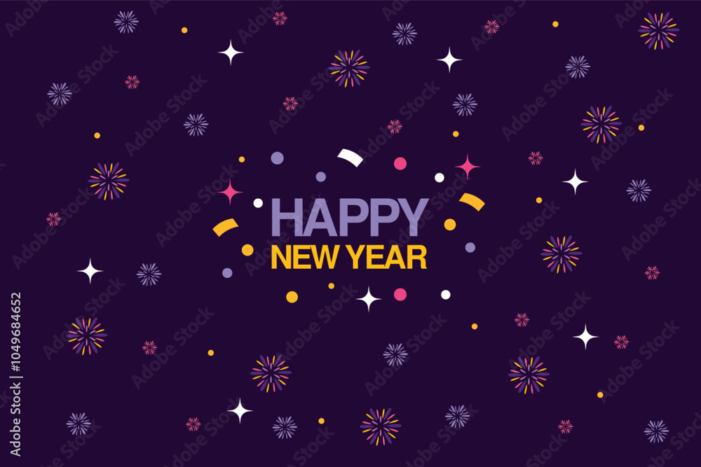 Naklejka premium christmar and new year holiday