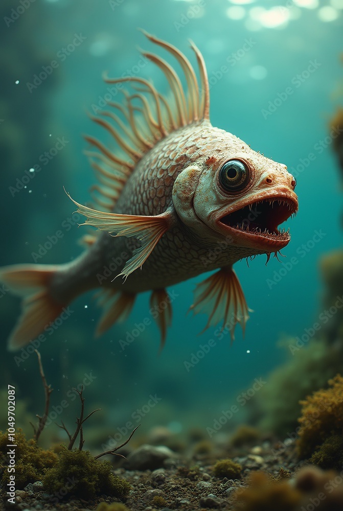 Fish with dangerous fangs Fish with dangerous fangs