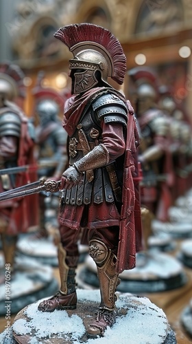 Roman Praetorians, now with powered armor, form the vanguard for a high tech assault squad