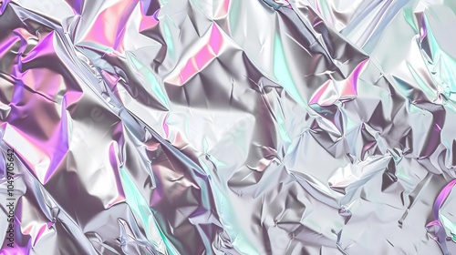 Abstract iridescent holographic background texture
