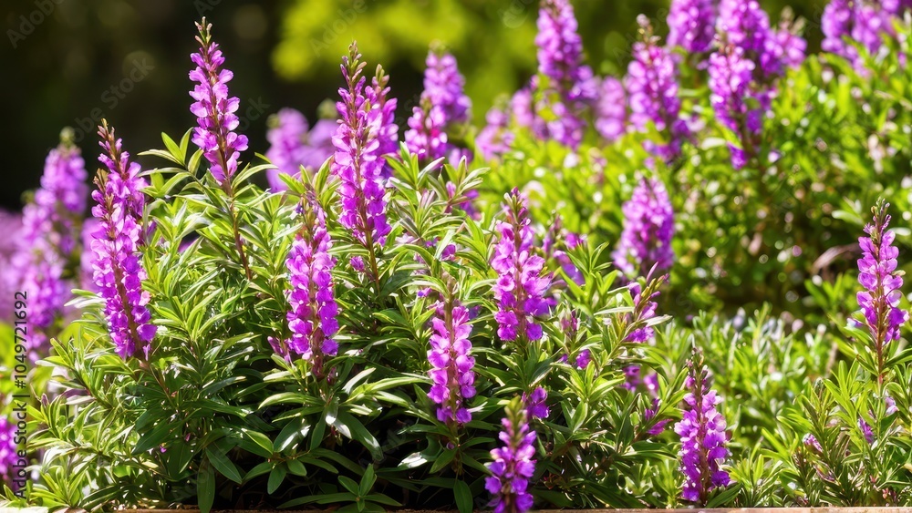 Obraz premium Mexican heather. Japanische Myrte - Cuphea hyssopifolia