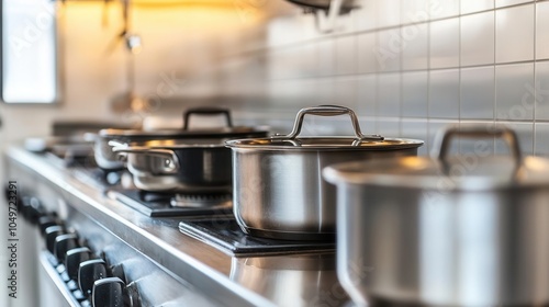 Kitchen culinary workspace, modern and clean, [unit , kitchen , culinary], ,