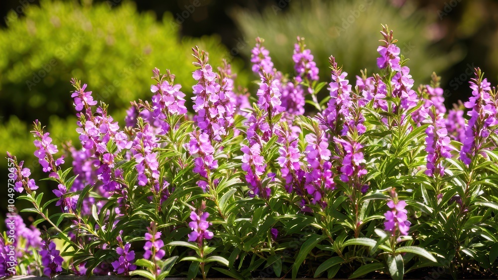 Obraz premium Mexican heather. Japanische Myrte - Cuphea hyssopifolia