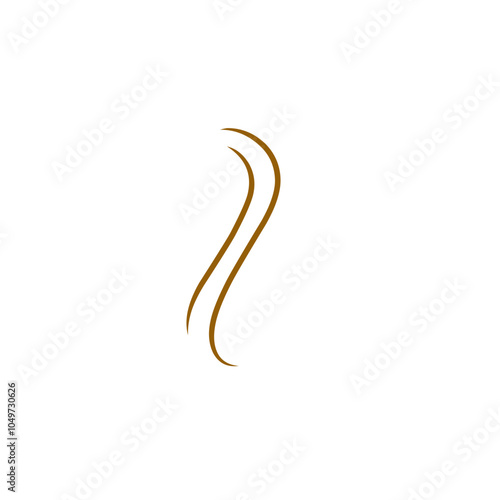 illustration of strands of hair