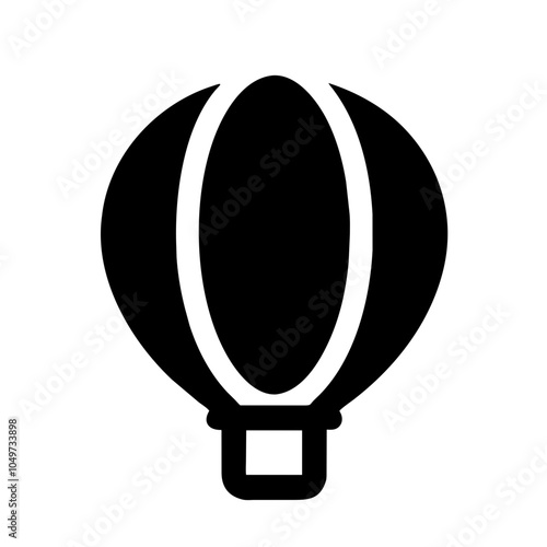 Icon of a colorful balloon for celebrations