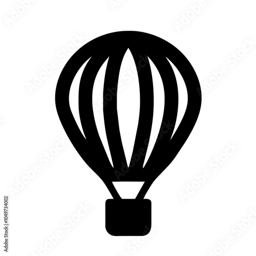 Icon of a colorful balloon for celebrations