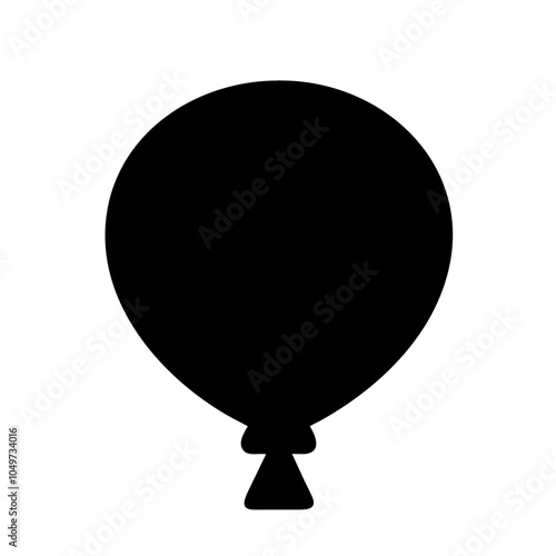 Icon of a colorful balloon for celebrations