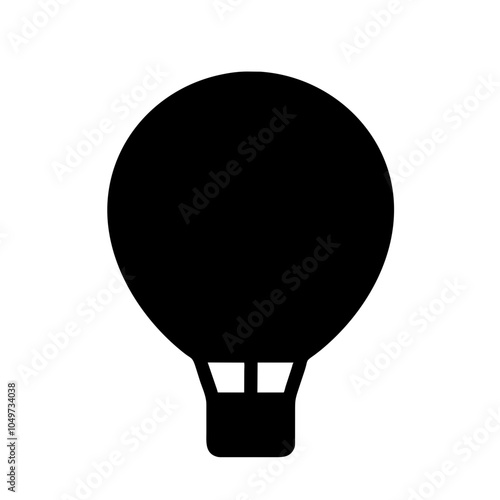 Icon of a colorful balloon for celebrations