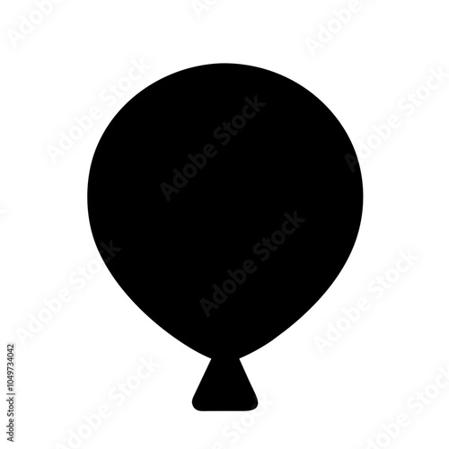 Icon of a colorful balloon for celebrations