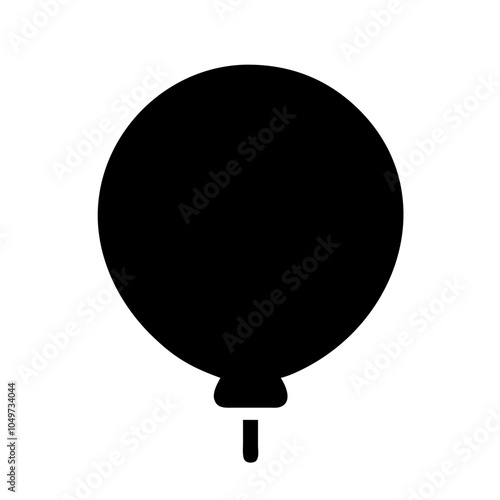 Icon of a colorful balloon for celebrations