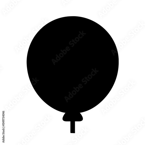 Icon of a colorful balloon for celebrations