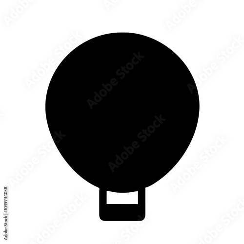 Icon of a colorful balloon for celebrations