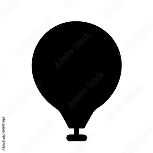 Icon of a colorful balloon for celebrations
