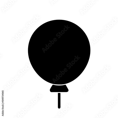 Icon of a colorful balloon for celebrations