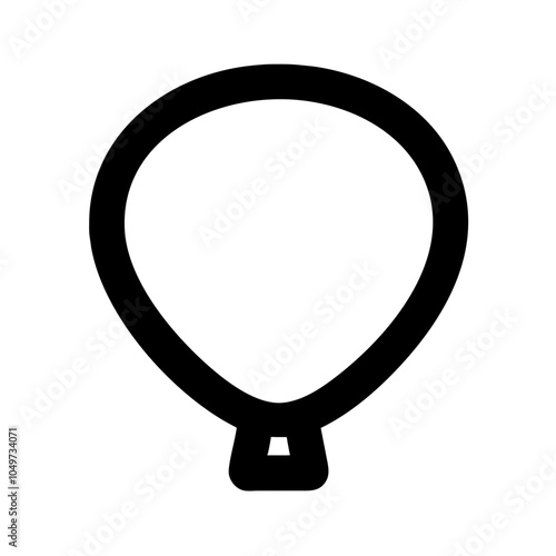 Icon of a colorful balloon for celebrations