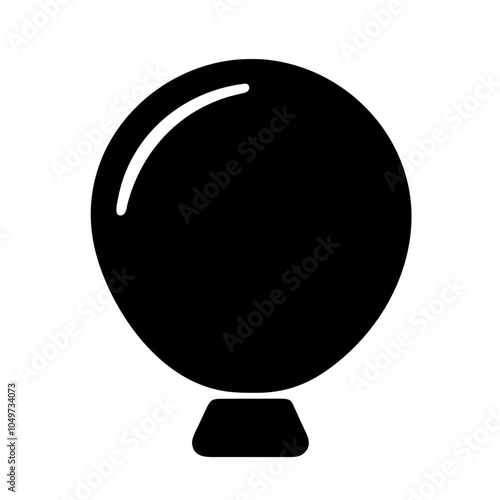 Icon of a colorful balloon for celebrations