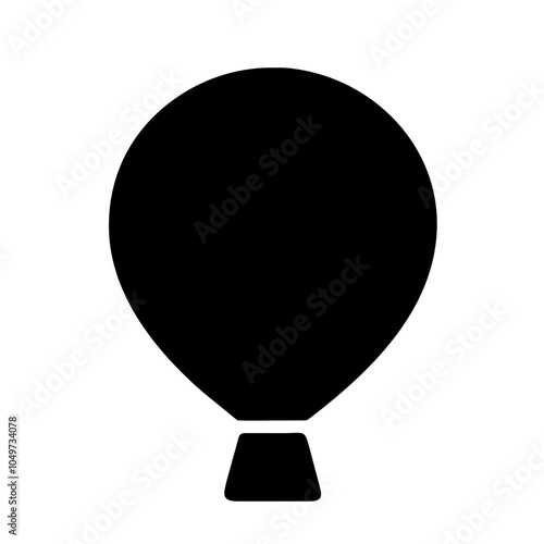 Icon of a colorful balloon for celebrations
