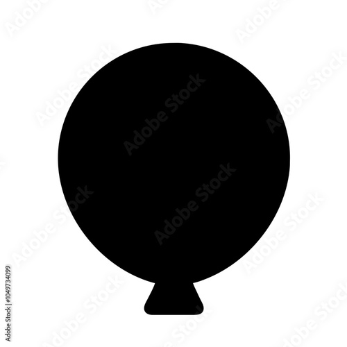Icon of a colorful balloon for celebrations