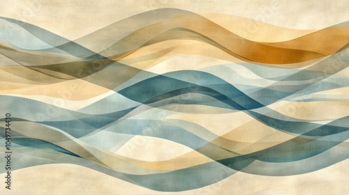 Abstract Minimal Gradient Waves Background Design