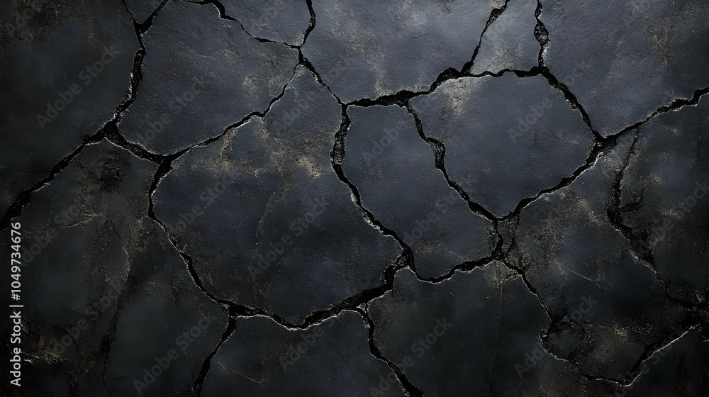 Dark Cracked Stone Texture Background Dark Cracked Stone Texture Background