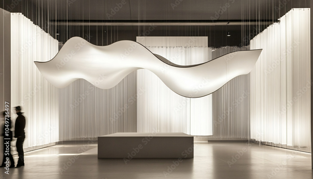 Obraz premium Minimalist and unique interior design in the house