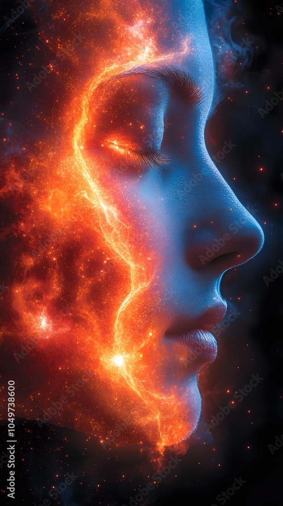 Ethereal Cosmic Beauty in Abstract Art Ethereal Cosmic Beauty in Abstract Art