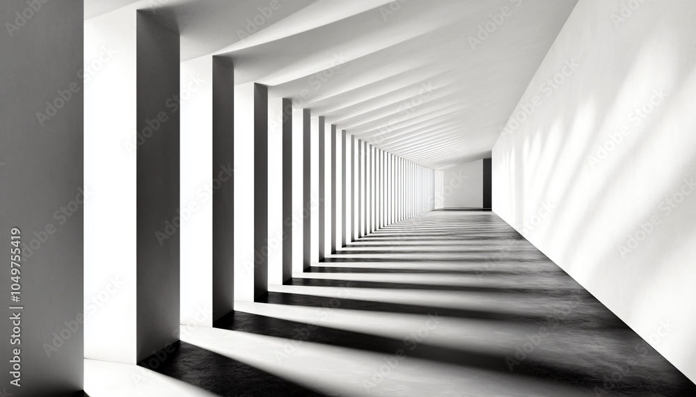 Fototapeta premium Minimalist and unique interior design in the house