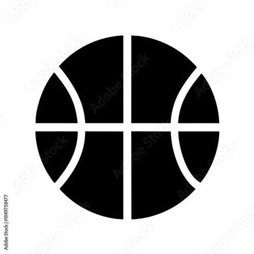 Icon of a basketball, representing the sport