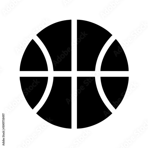 Icon of a basketball, representing the sport