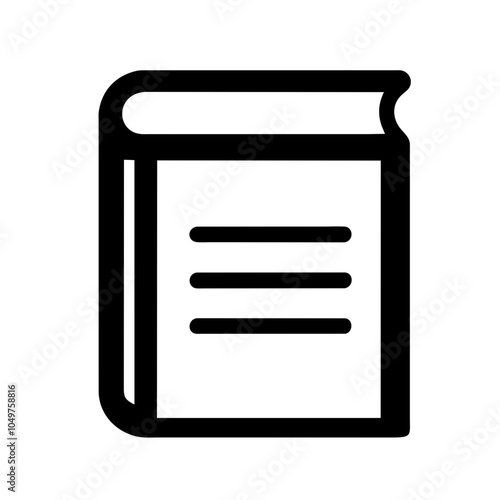 Icon of a book representing literature or knowledge