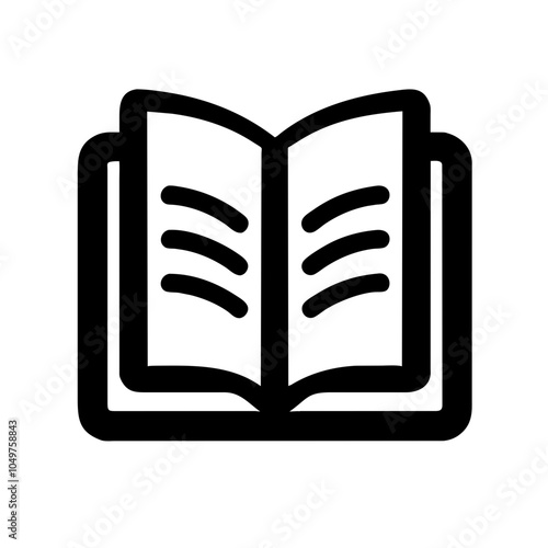 Icon of a book representing literature or knowledge