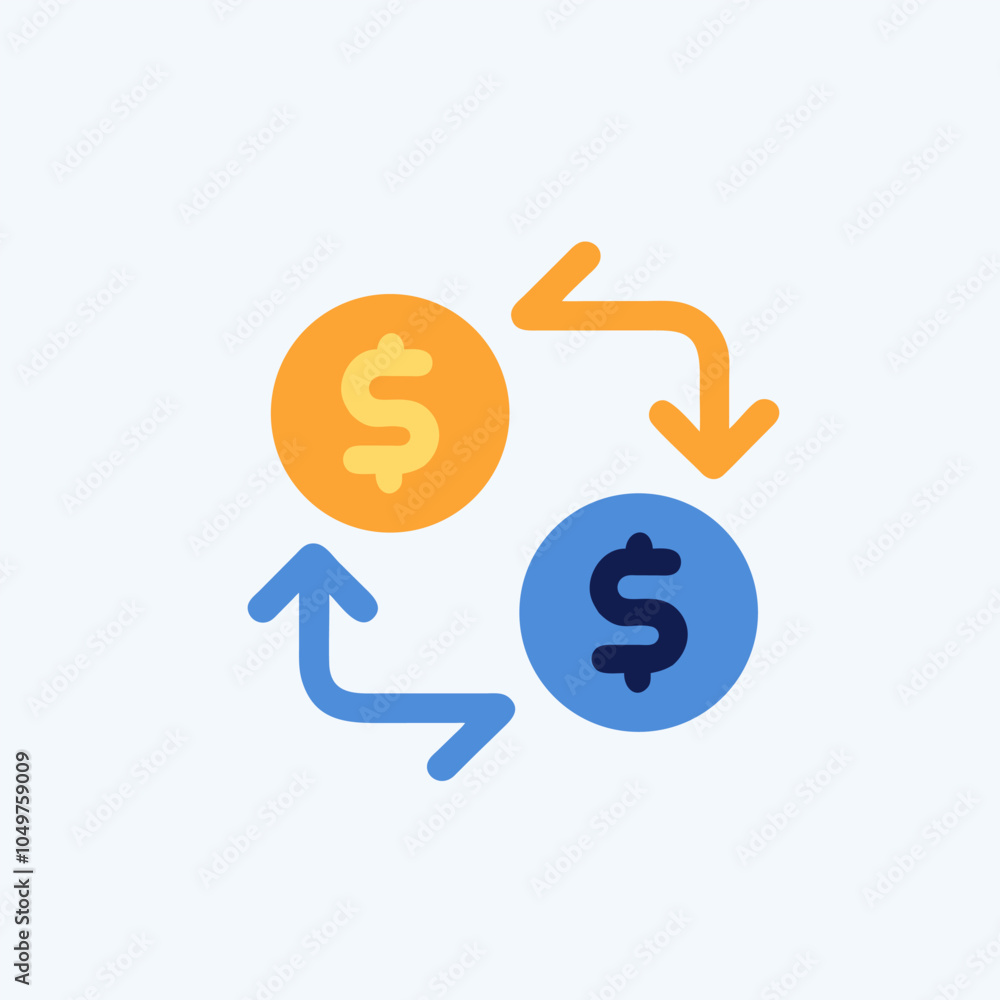 balance transfer icon vector art image. balance transfer icon vector art image.