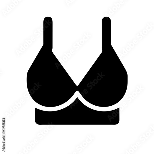  Icon of a bra, typically representing clothing or fashion