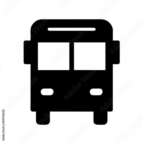 Icon of a bus representing public transportation